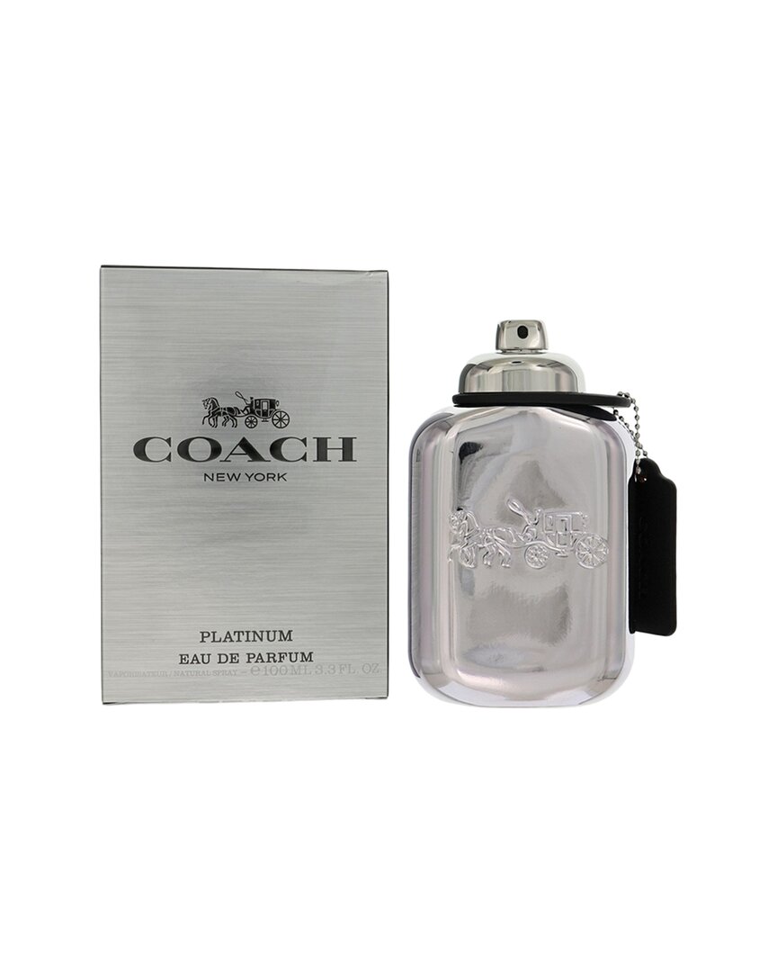 Coach Men's 3.4oz Platinum Edp Spray