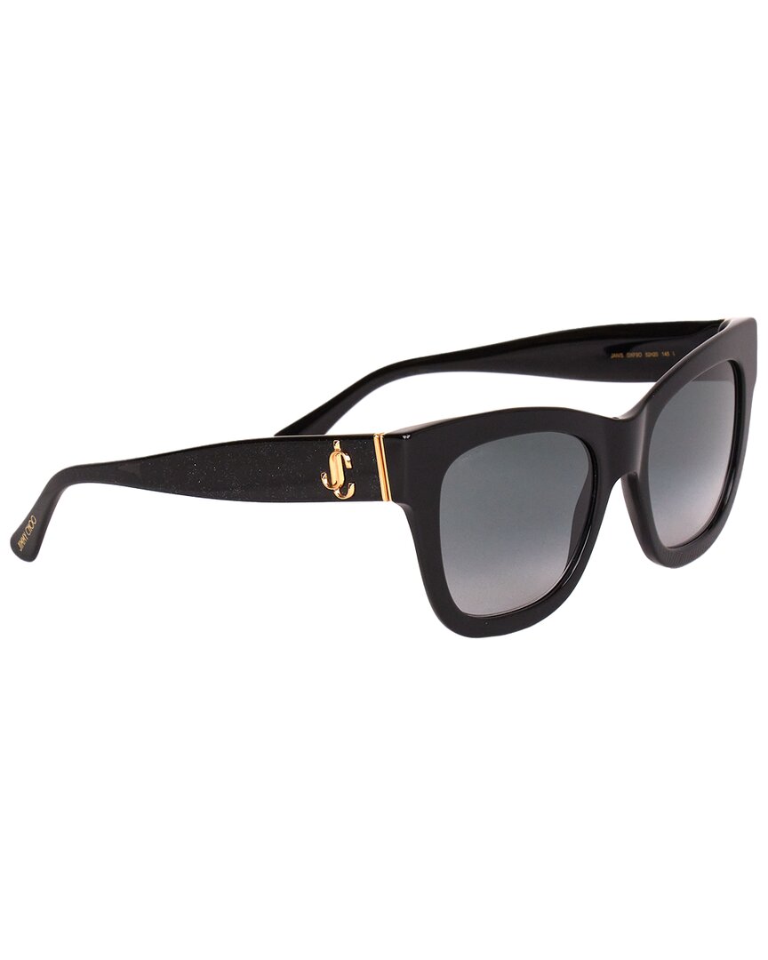 Shop Jimmy Choo Women's Jan/s 52mm Sunglasses In Black