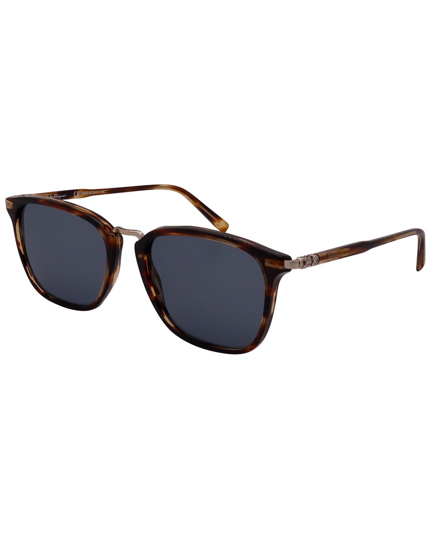 Ferragamo Men's Sf910s 54mm Sunglasses In Brown