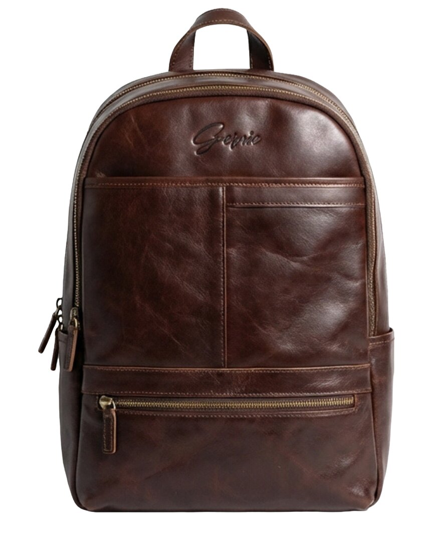 Gernie 26 Premium Leather Backpack-cafe