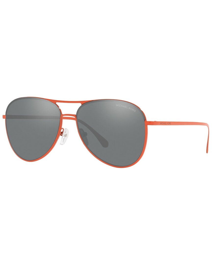 Shop Michael Kors Women's Mk1089 59mm Sunglasses In Orange