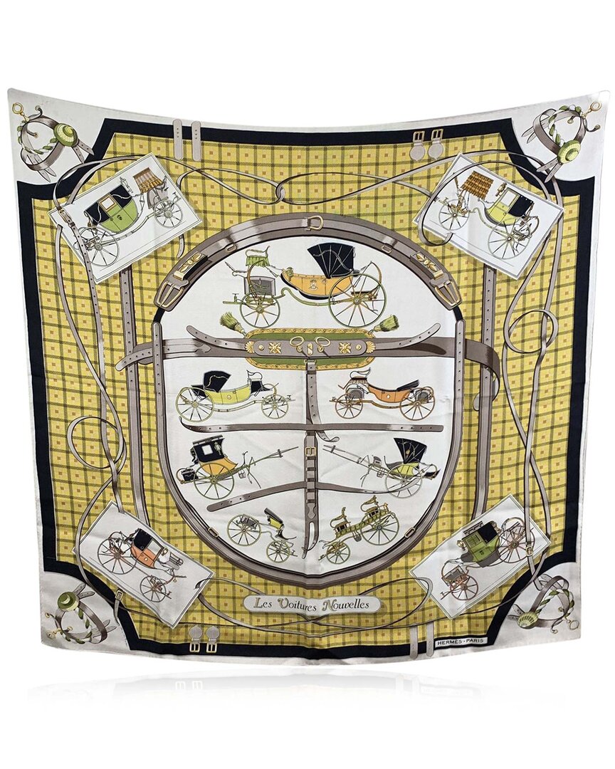Pre-owned Hermes Hermès Silk Scarf Carre 90 (authentic Pre-loved)