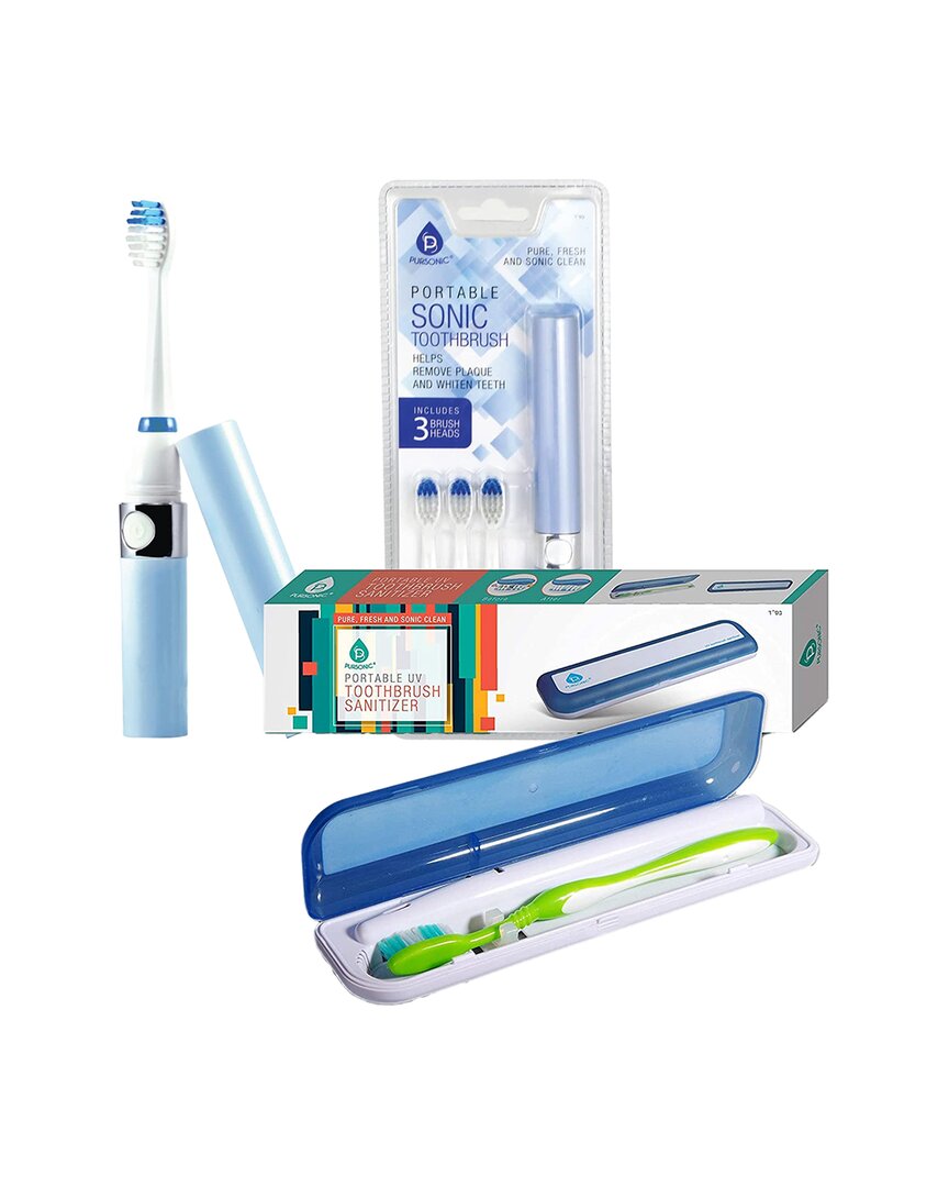 Pursonic Unisex Travel Oral Care Essentials Bundle
