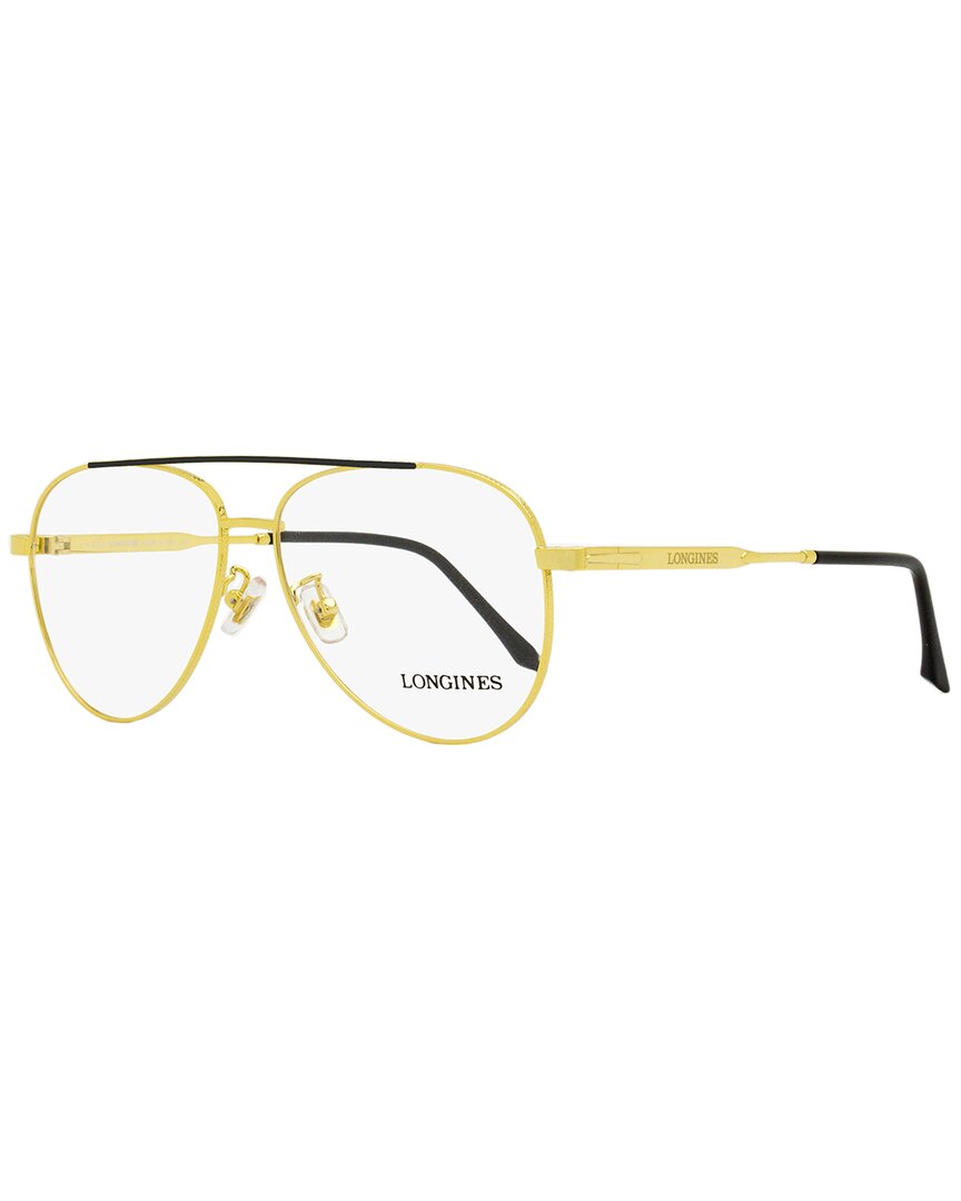 Longines Men's Lg5003 56mm Optical Frames In Gold