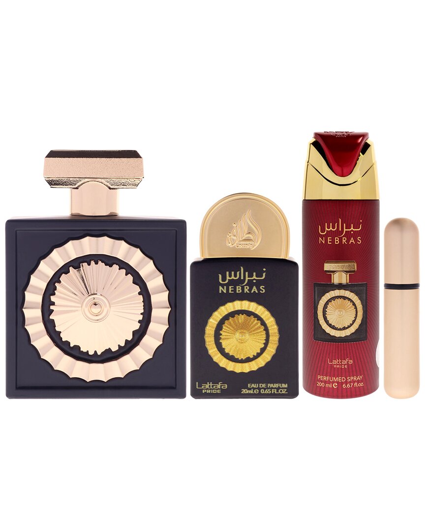 Lattafa Unisex 3 Pc Gift Set Edp