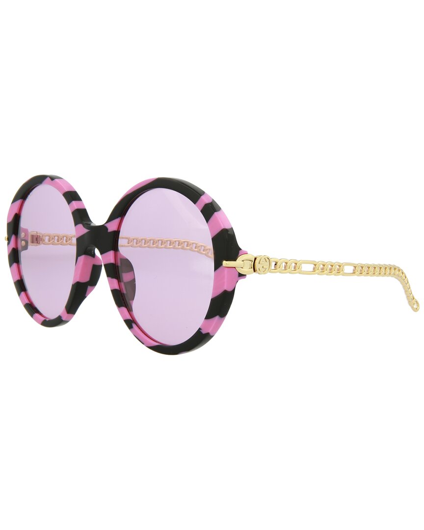 Gucci Women's 56mm Sunglasses In Pink Gold Pink
