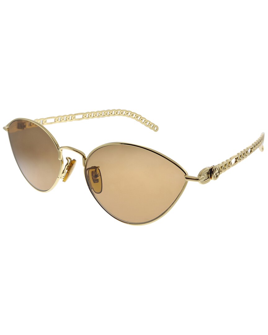 Gucci Women's Gg0977s 57mm Sunglasses In Gold