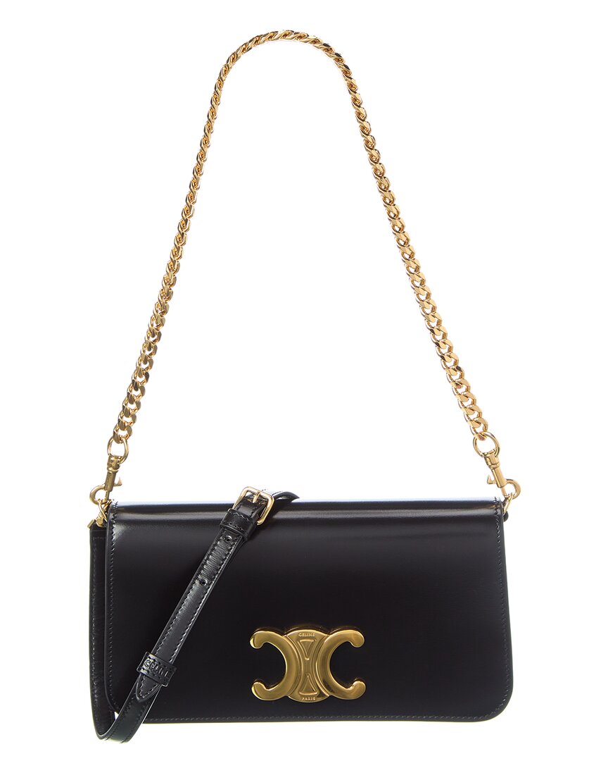 CELINE CELINE LEATHER MULTIPOCHETTE