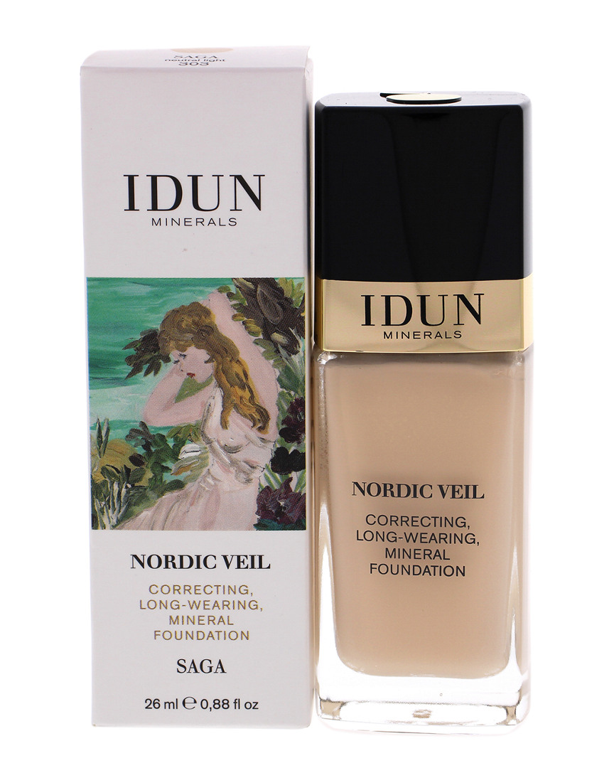 Idun Minerals 0.88oz Nordic Veil Foundation #303 Saga Neutral Light In White