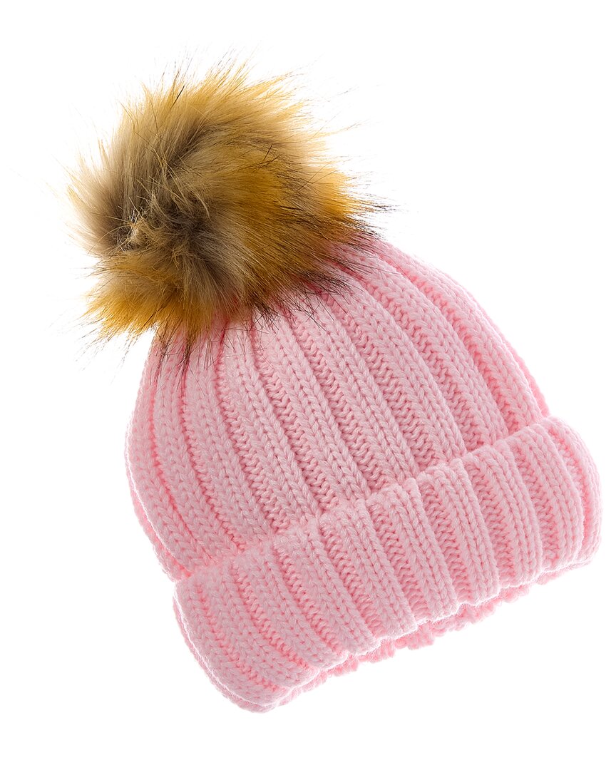 Surell Accessories Knit Cuff Beanie In Yellow