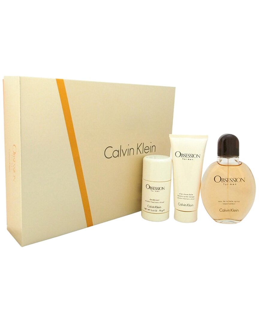 Calvin Klein Men's Obsession 3pc Gift Set
