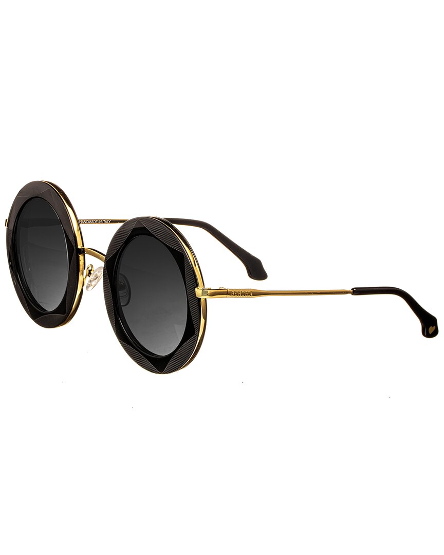 Bertha Women's Brsit107-1 64mm Polarized Sunglasses In Black