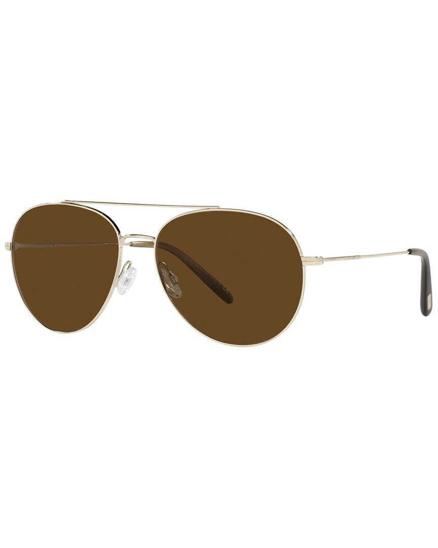 Oliver Peoples Unisex Ov1286s 58mm Sunglasses In Gold