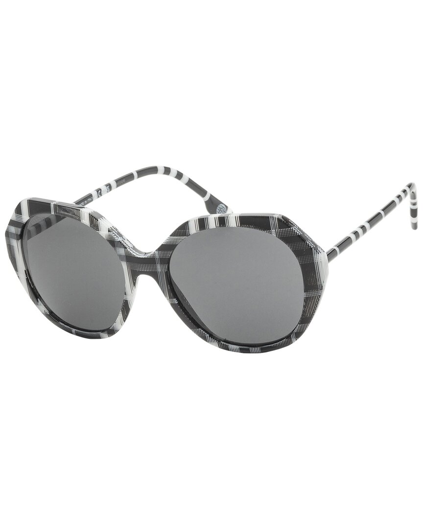 Burberry Women's Vanessa 55mm Sunglasses In Gray