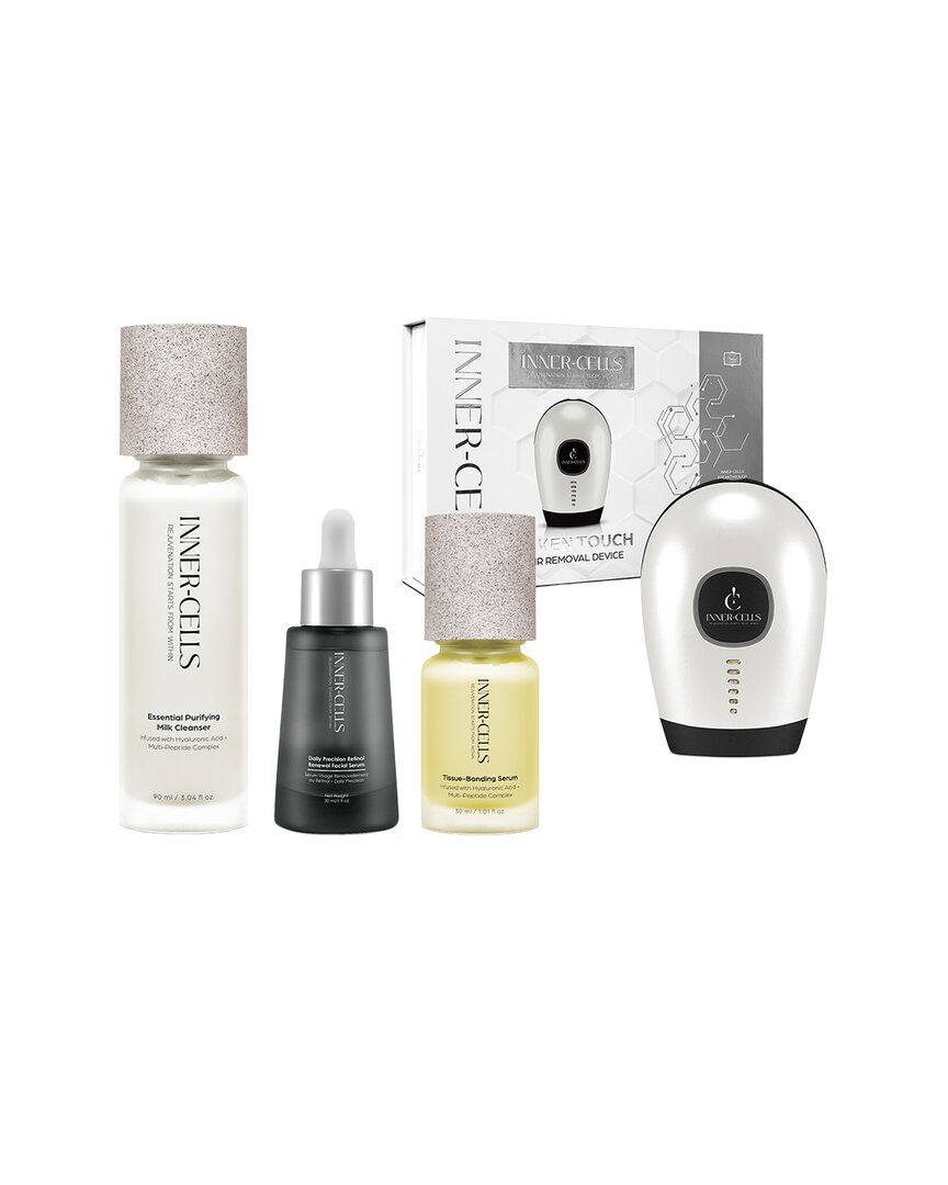 Inner Cells Unisex 5Oz Ipl Hair Removal & Skin Smoothing Glow Renewal Bundle