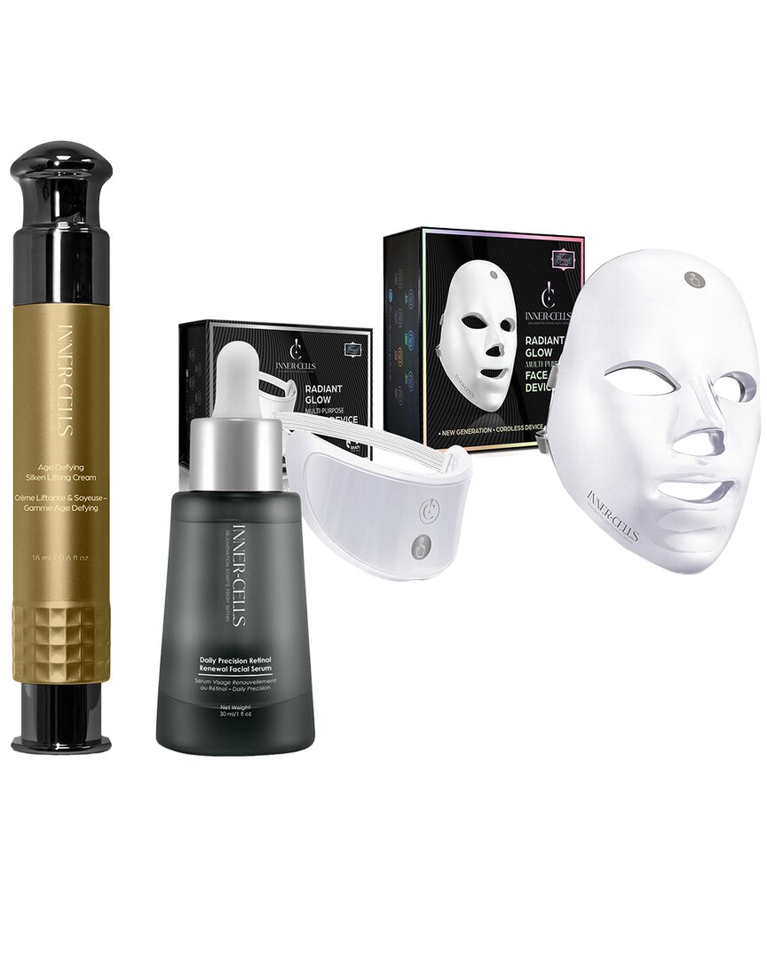 Inner Cells Unisex 1.6Oz Radiant Face & Neck Full-Spectrum Rejuvenation Set