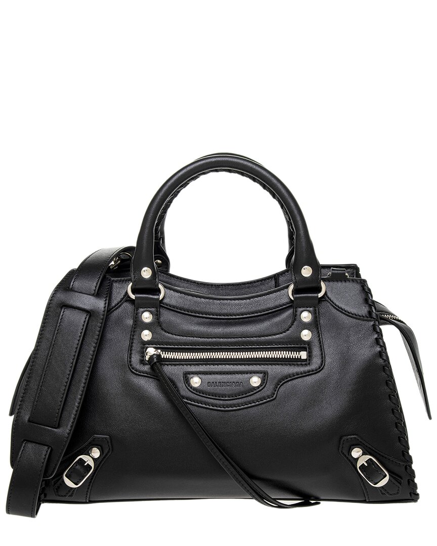 Balenciaga Neo Classic Small Leather Bag In Black