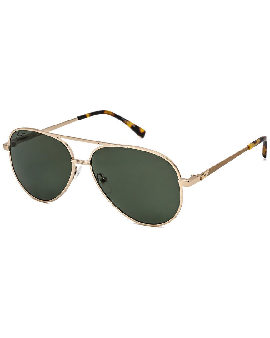 Lacoste Men's L233sp 60mm Polarized Sunglasses In Gold