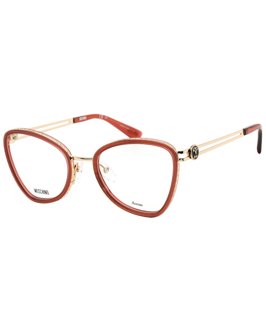 Moschino Women's Mos584 52mm Optical Frames In Red
