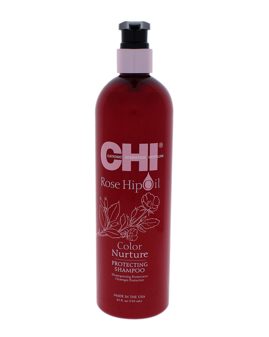 Chi 25oz Rose Hip Oil Color Nurture Protecting Shampoo