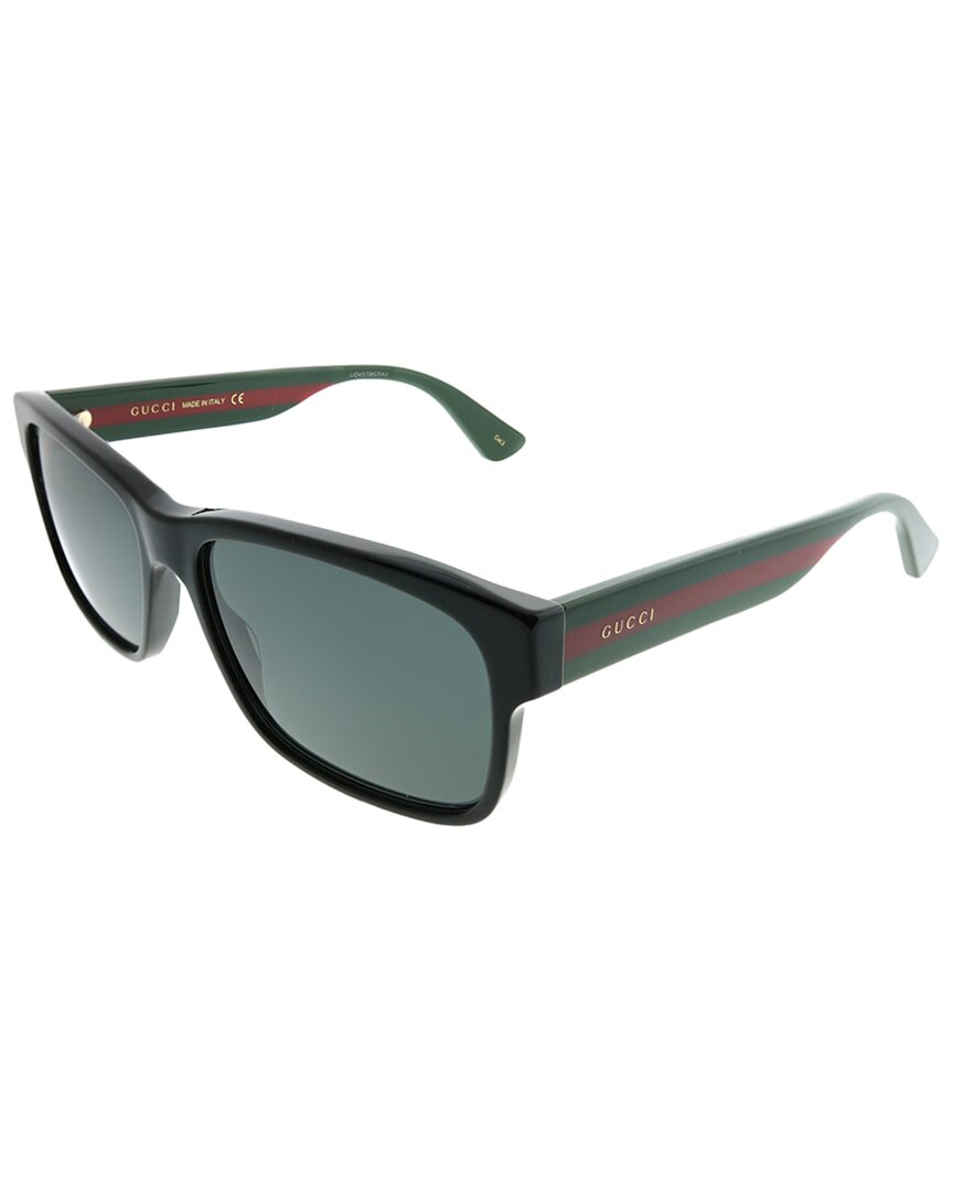 Gucci Gg0340s 58mm Unisex Sunglasses In Black
