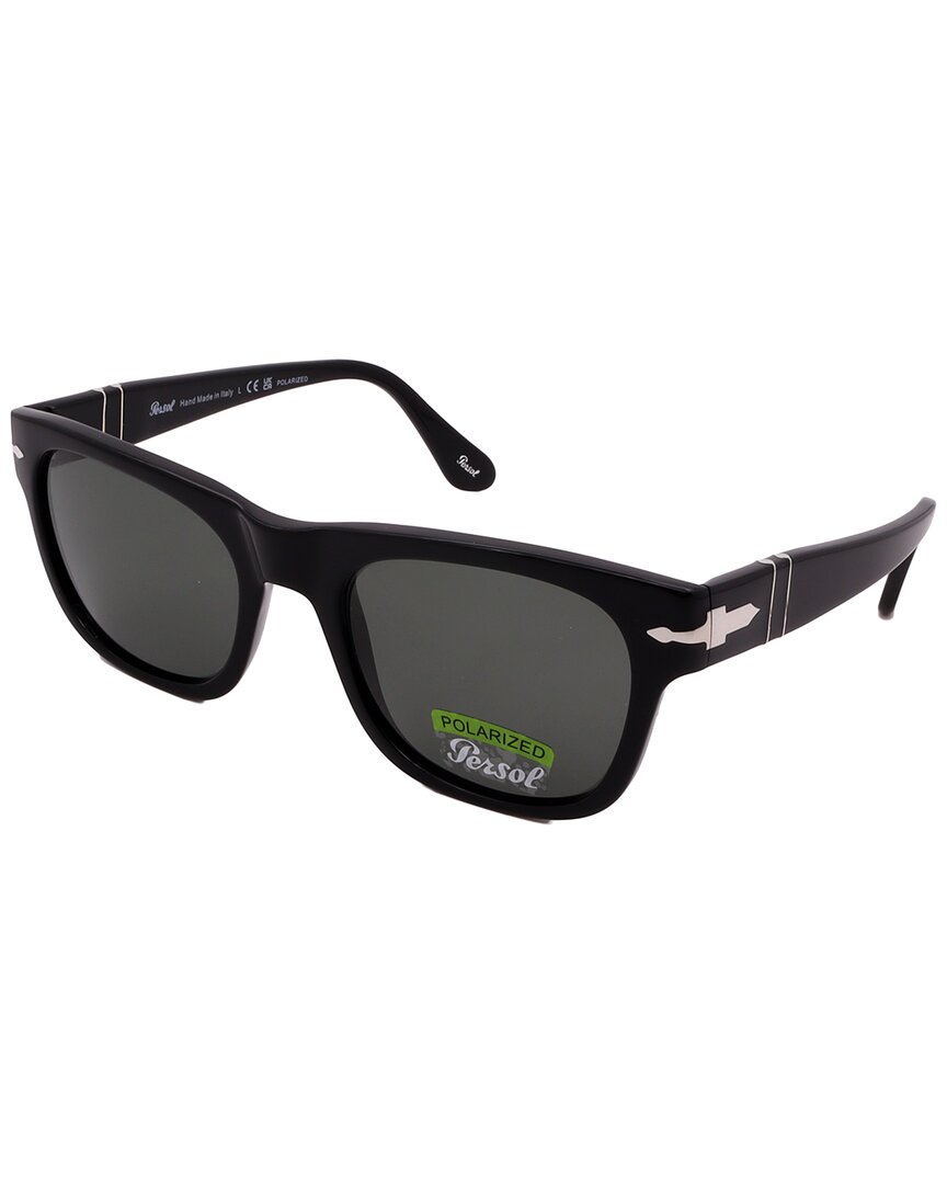 Prada Persol Unisex Po3269s 52mm Polarized Sunglasses In Black