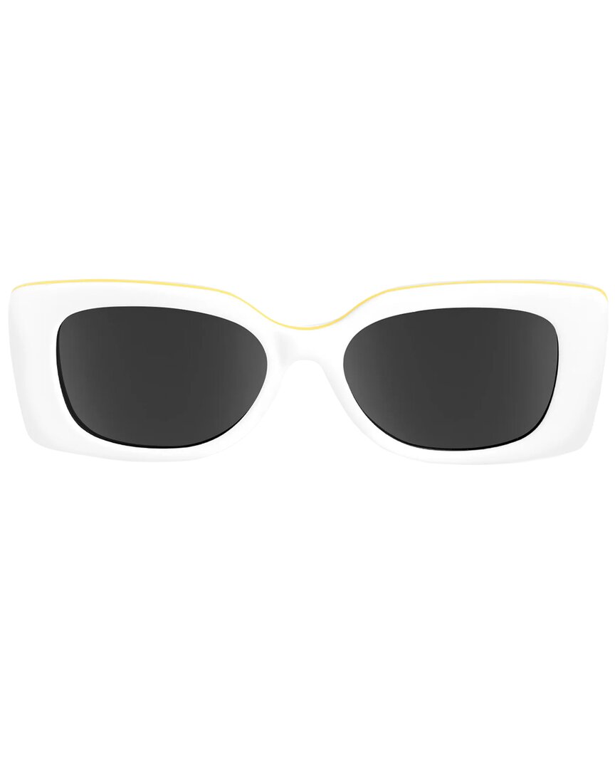 Aqs Women's Es1 55mm Polarized Sunglasses In Pink