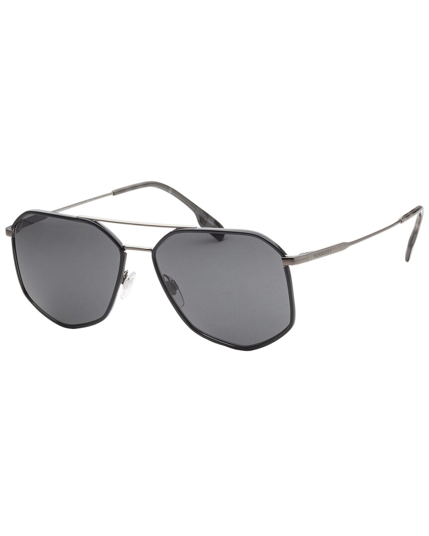 Burberry Men's Be3139 58mm Sunglasses In Grey
