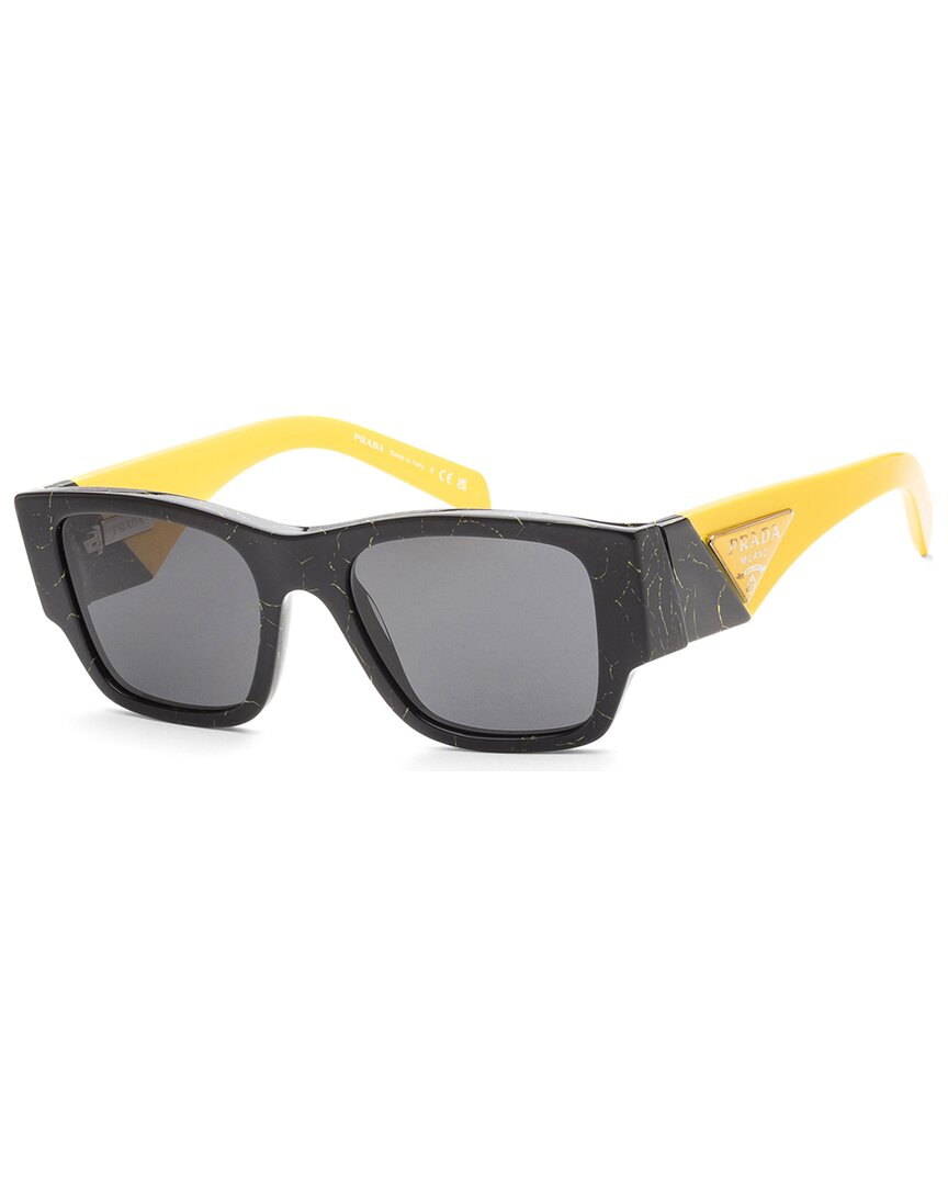 Prada Men's Pr10zs 54mm Sunglasses In Black