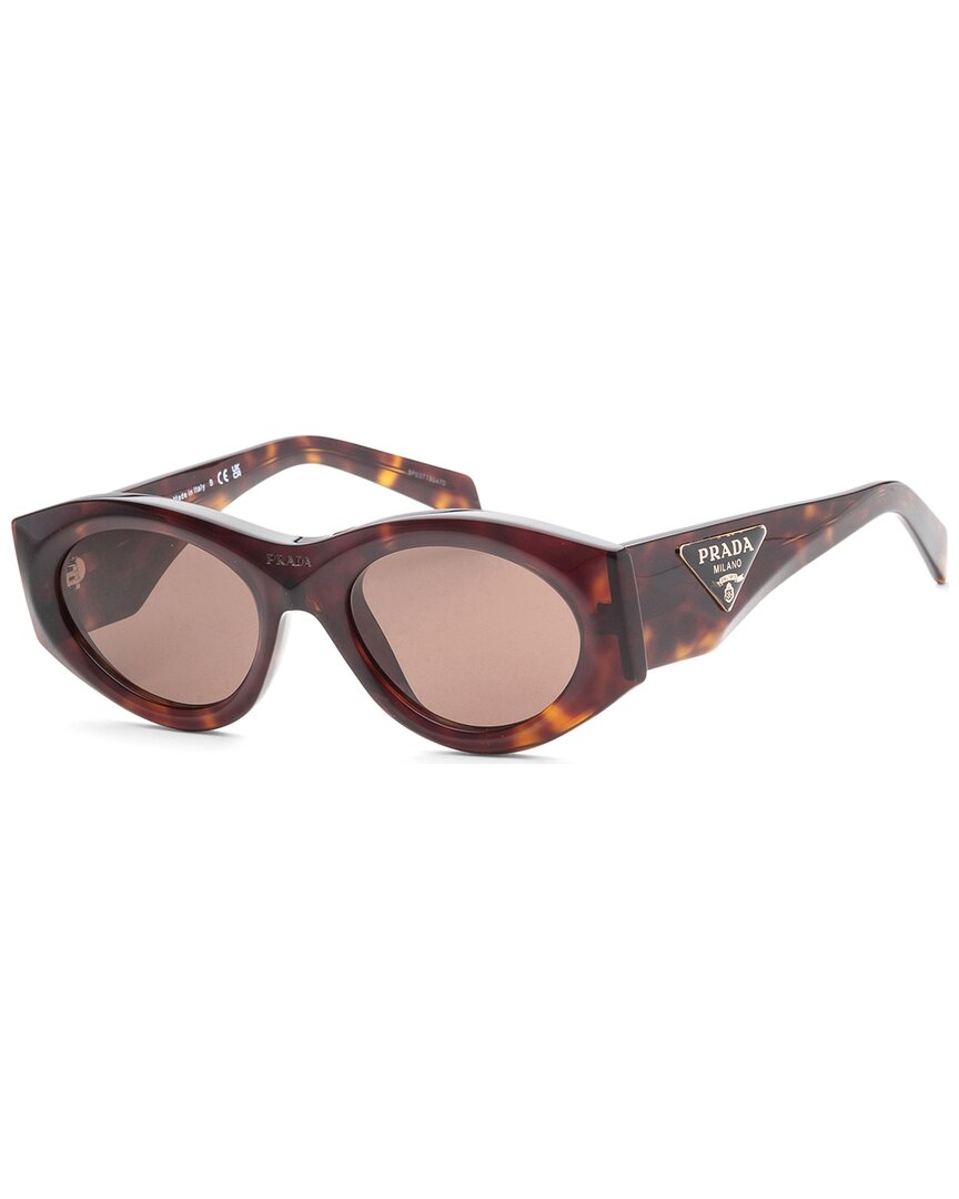 Prada Women's Pr20zs 53mm Sunglasses In Brown