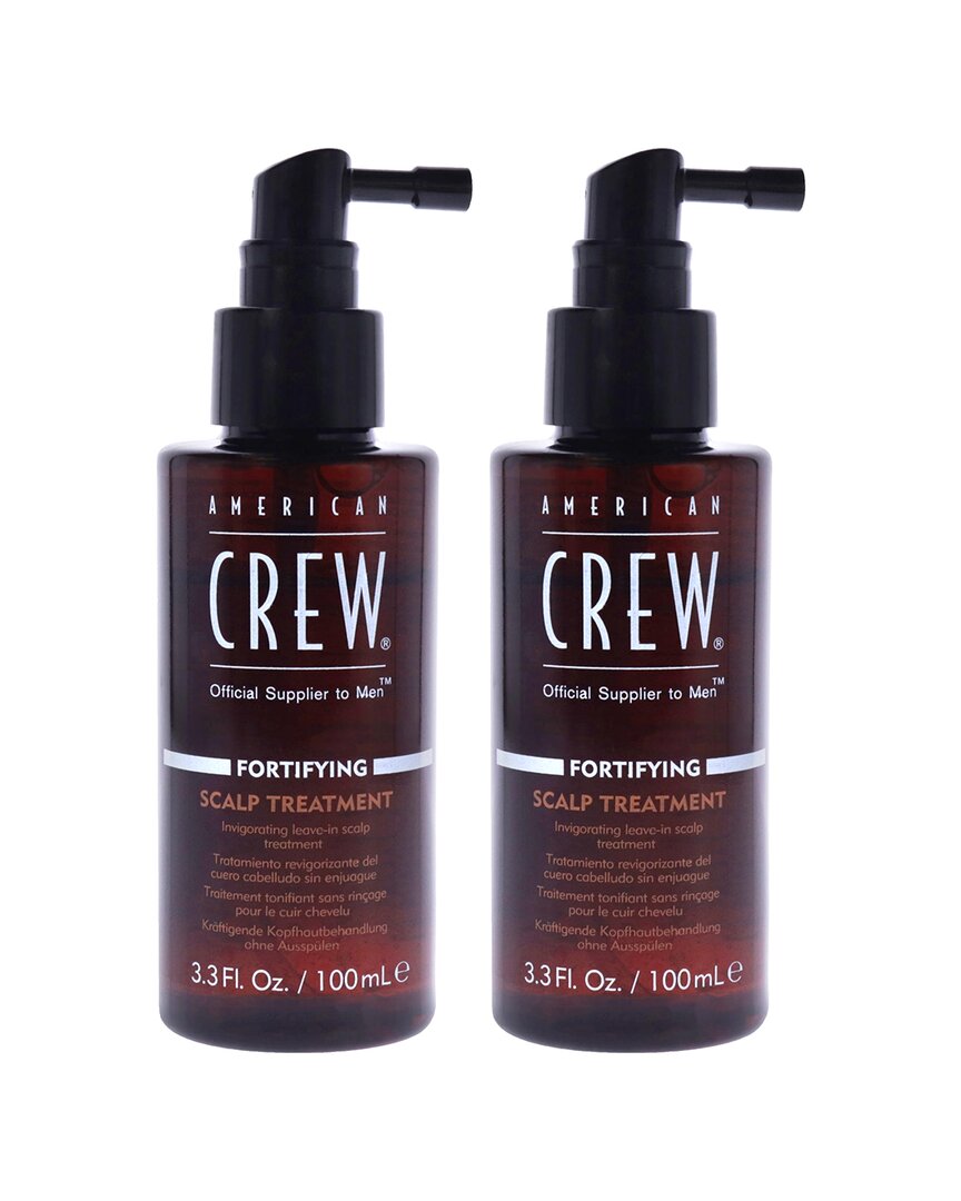 American Crew Men's 3.3oz Fortifying Scalp Treatment - Pack Of 2