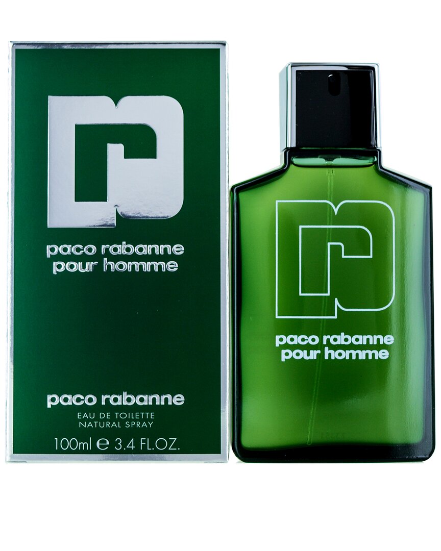Paco Rabanne Men's Pour Homme 3.3oz Edt Spray In White