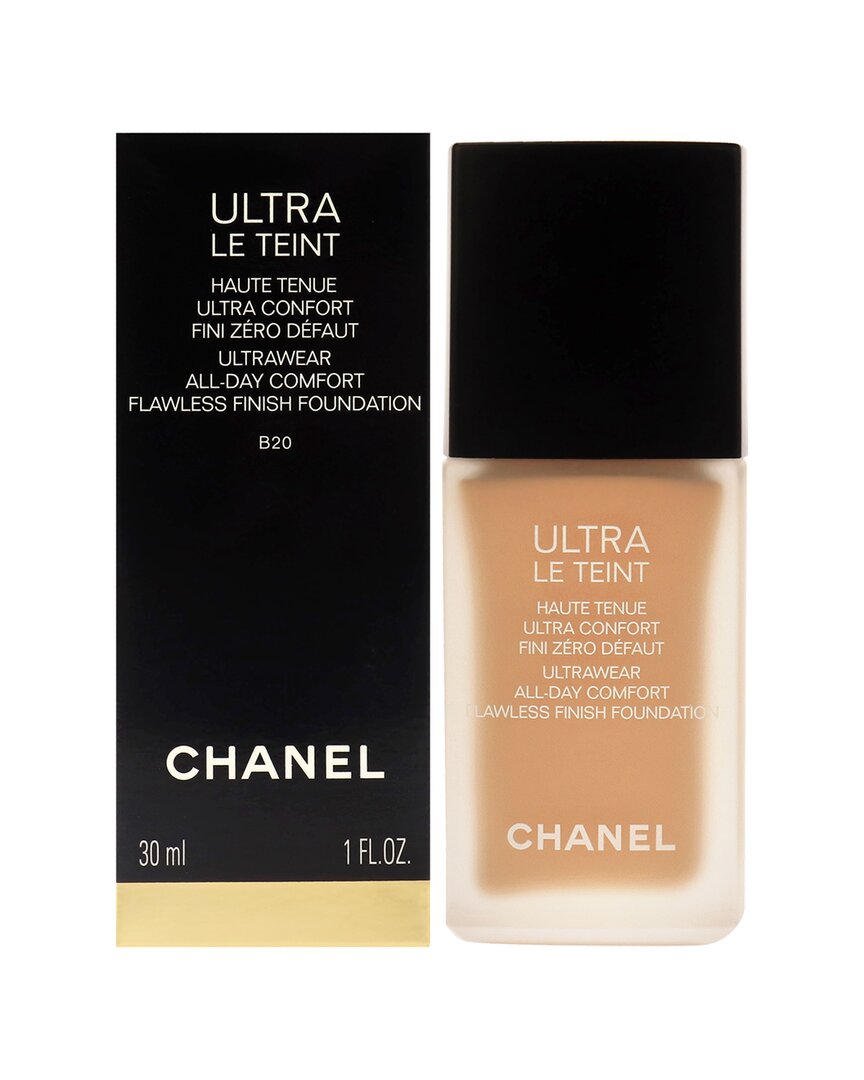 Shop Chanel 1oz Ultra Le Teint Ultrawear Flawless Foundation - B20 Light Medium  Neutral