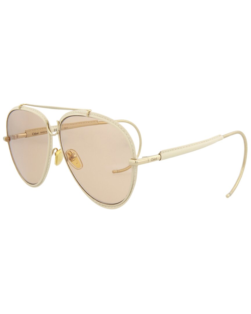 Chloé Women's Ch0080s 62mm Sunglasses In Gold