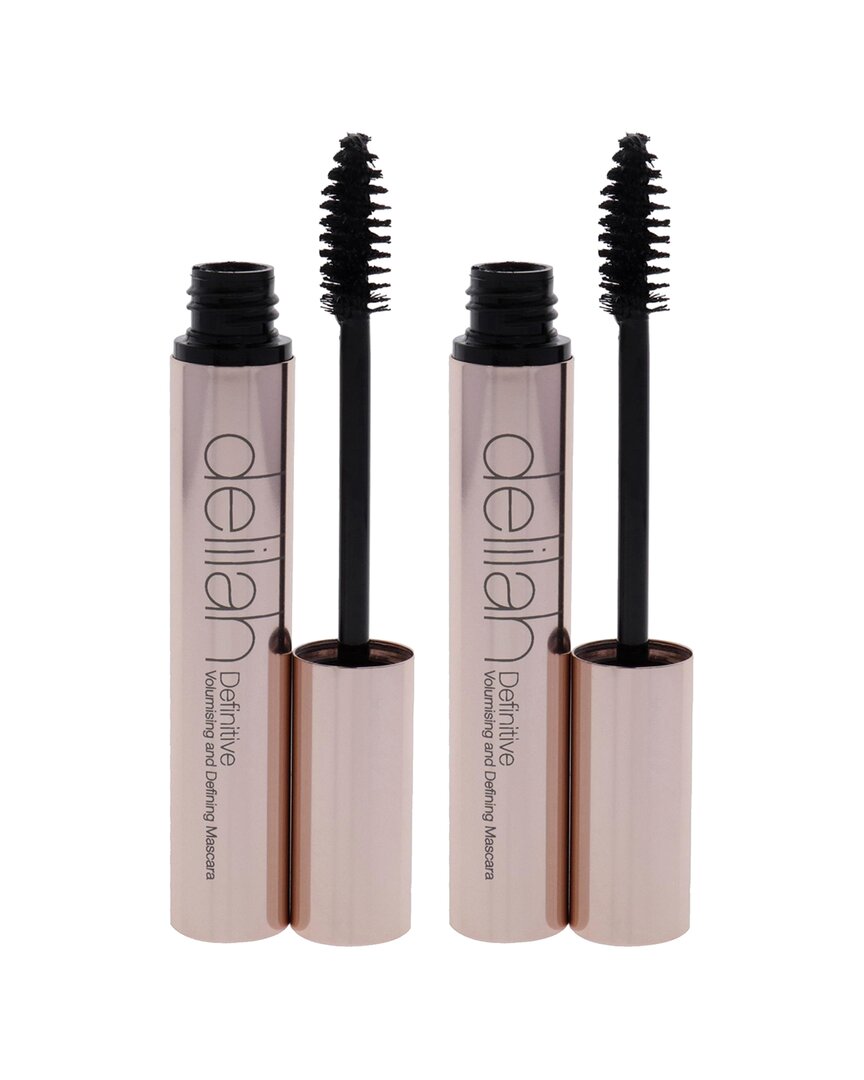 Delilah Women's 0.25oz Definitive Volumising And Defining Mascara - Pack Of 2