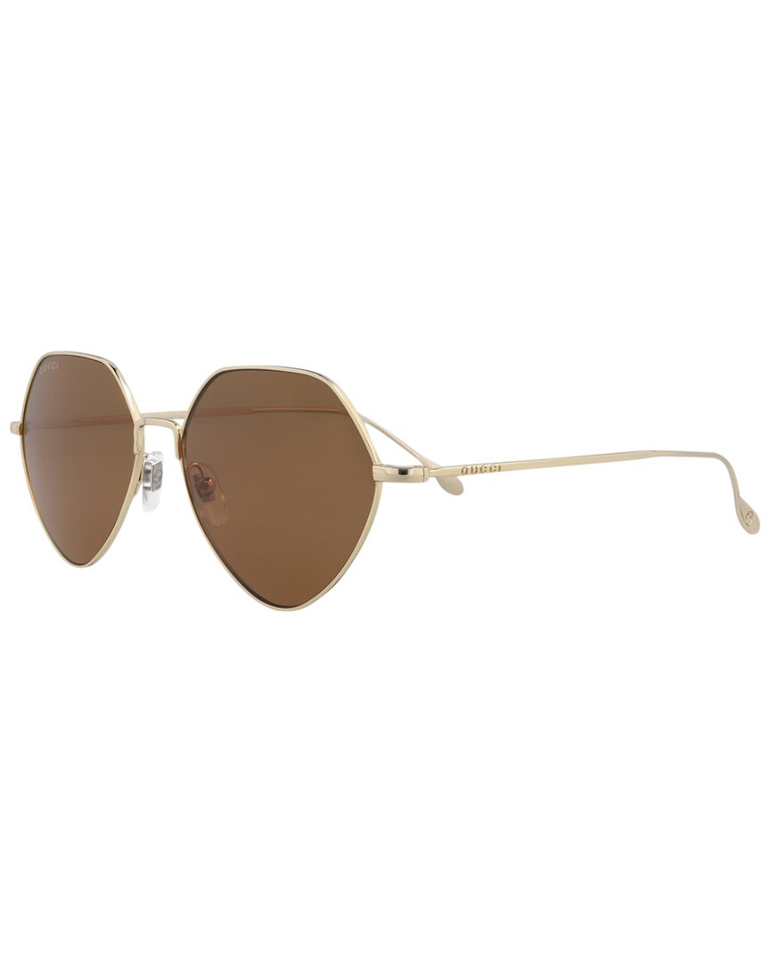 Gucci Women's Gg1182s 55mm Sunglasses In Gold