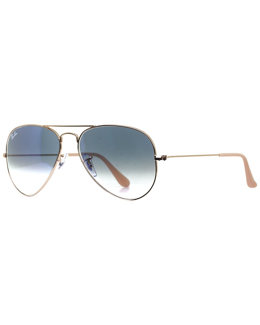 Ray Ban Ray-ban Unisex Original Brow Bar Aviator Sunglasses, 58mm In Blue