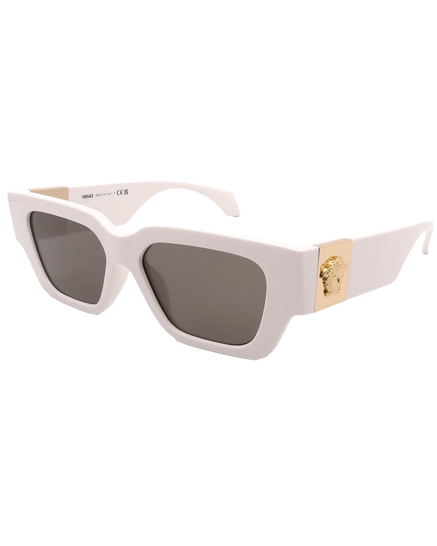 Versace Women's White/Brown Ve4497u 53Mm Sunglasses