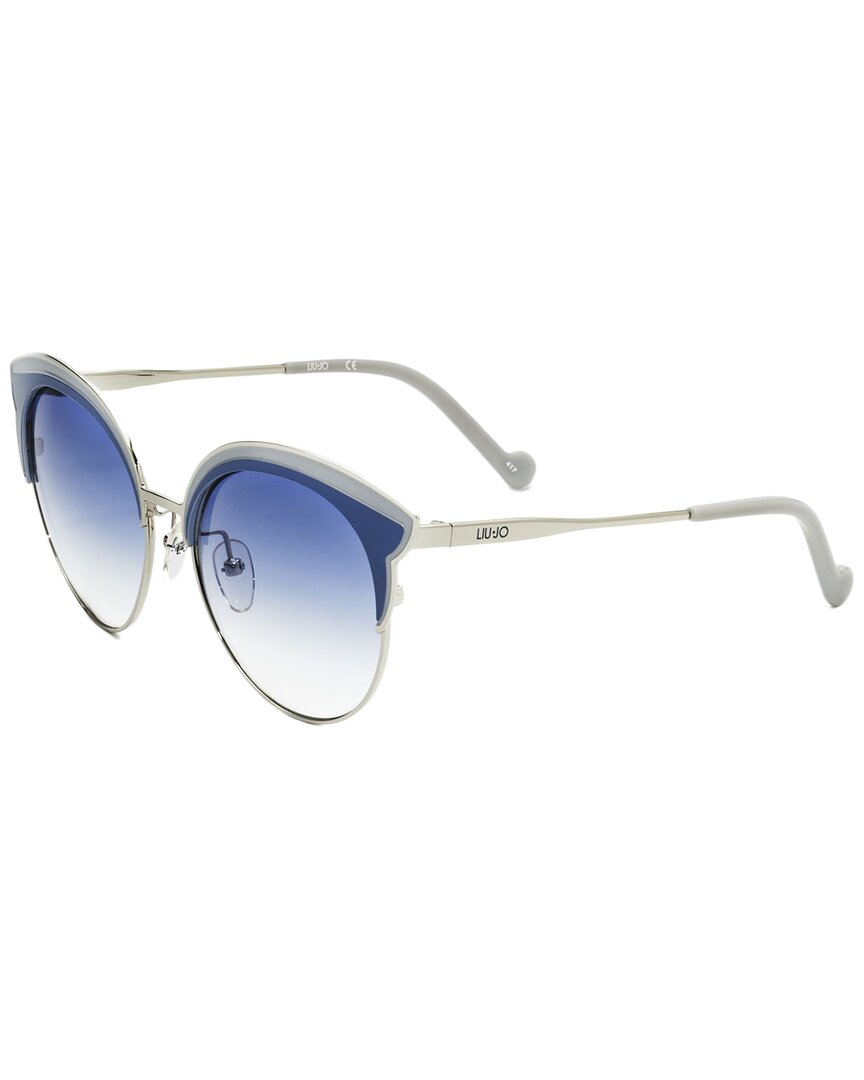 Liu •jo Liu Jo Women's Lj113s 711 55mm Sunglasses In Blue