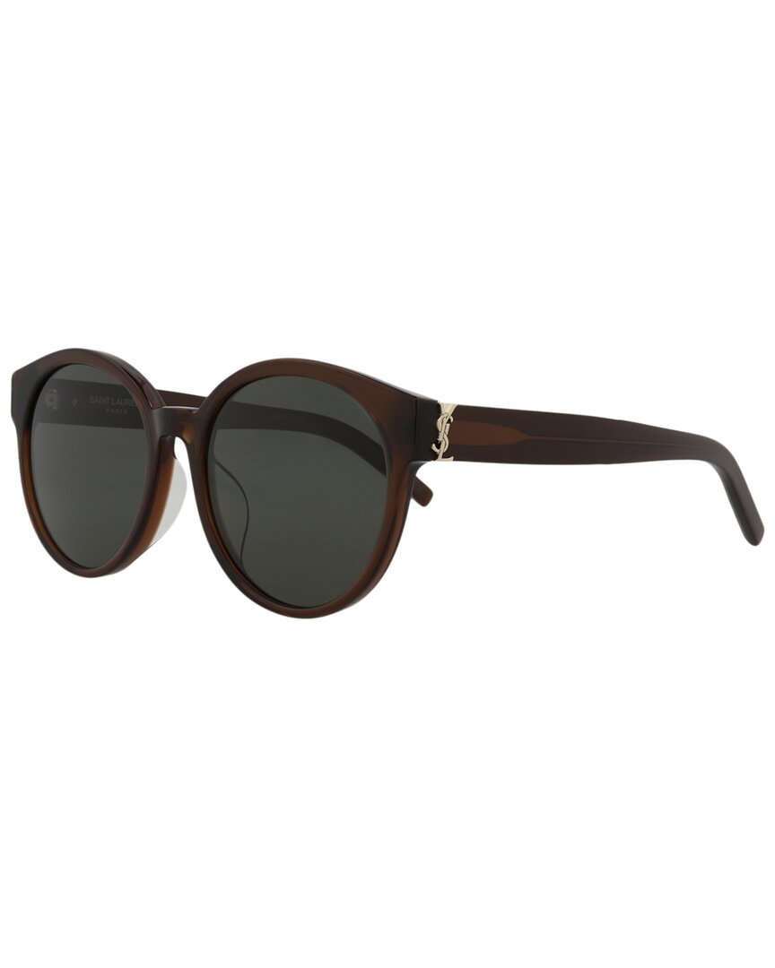 Saint Laurent Women's Slm31f 55mm Sunglasses In Brown