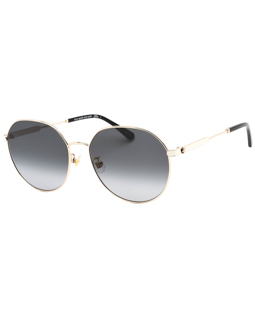 Kate Spade New York Women's Nesha/f/s  60mm Sunglasses In Gold