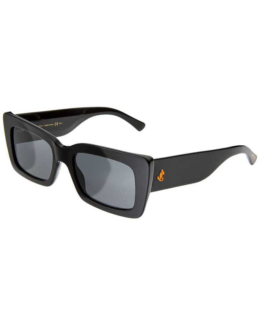Shop Jimmy Choo Unisex Vita-0807 54mm Sunglasses In Black