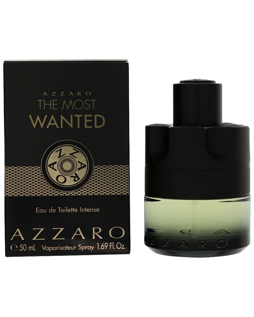 Azzaro Men's 1.69oz  The Most Wanted Intense Eau De Parfum Spray In Transparent