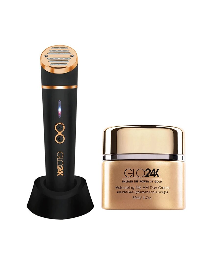 Glo24k Led Skin Rejuvenation Beauty Device & 24k Moisturizing Day Cream