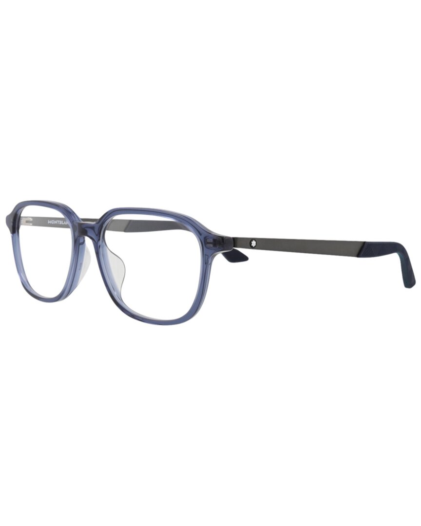 Montblanc Men's Mb0335oa 53mm Optical Frames In Blue