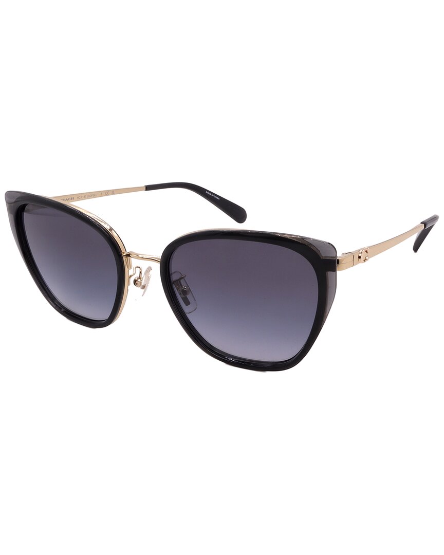 Coach Women's Hc7187 53mm Sunglasses In Black