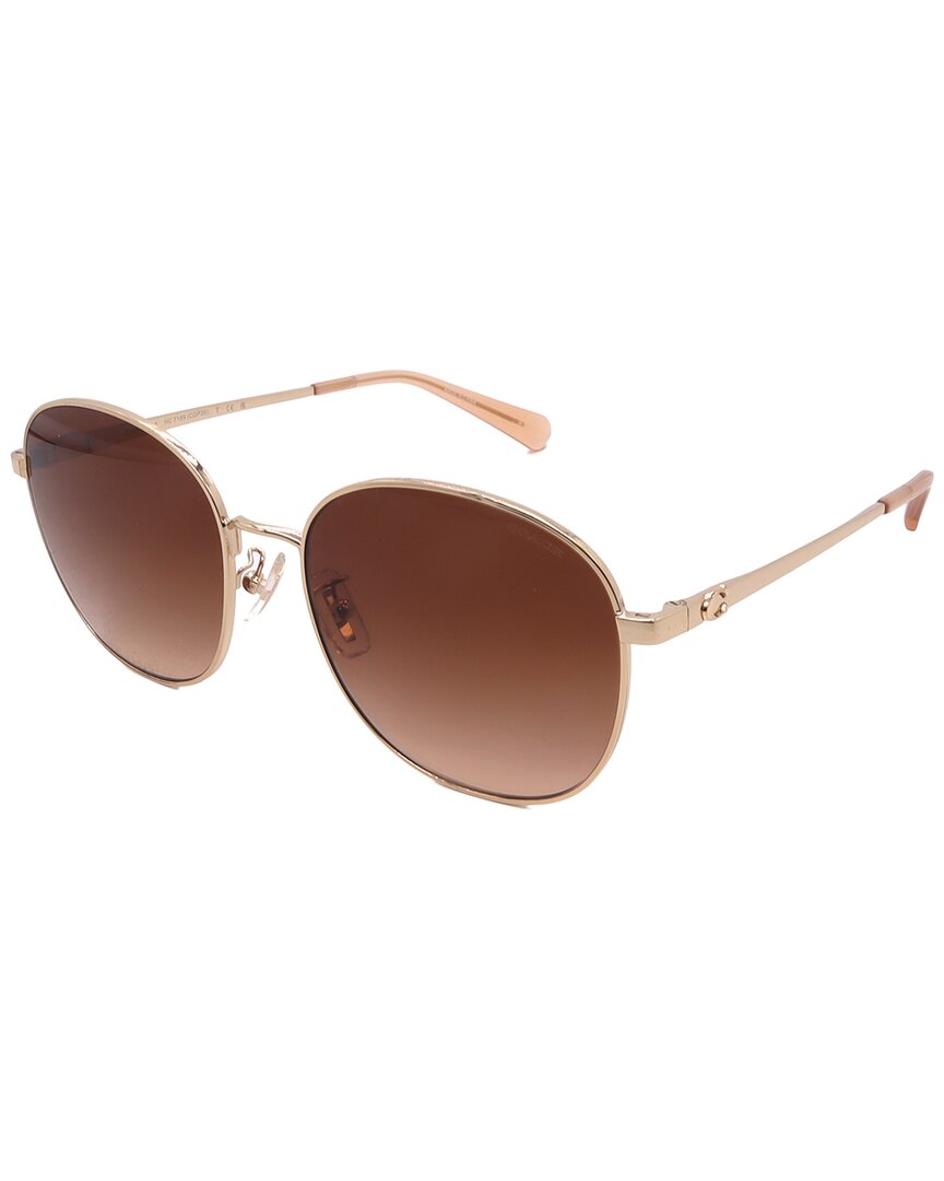 Coach Women's Hc7189 55mm Sunglasses In Brown