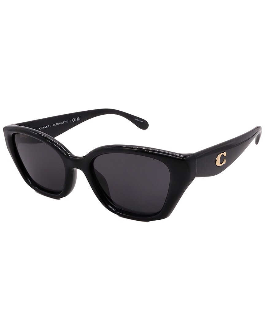 Coach Women's Hc8434u 53mm Sunglasses In Black