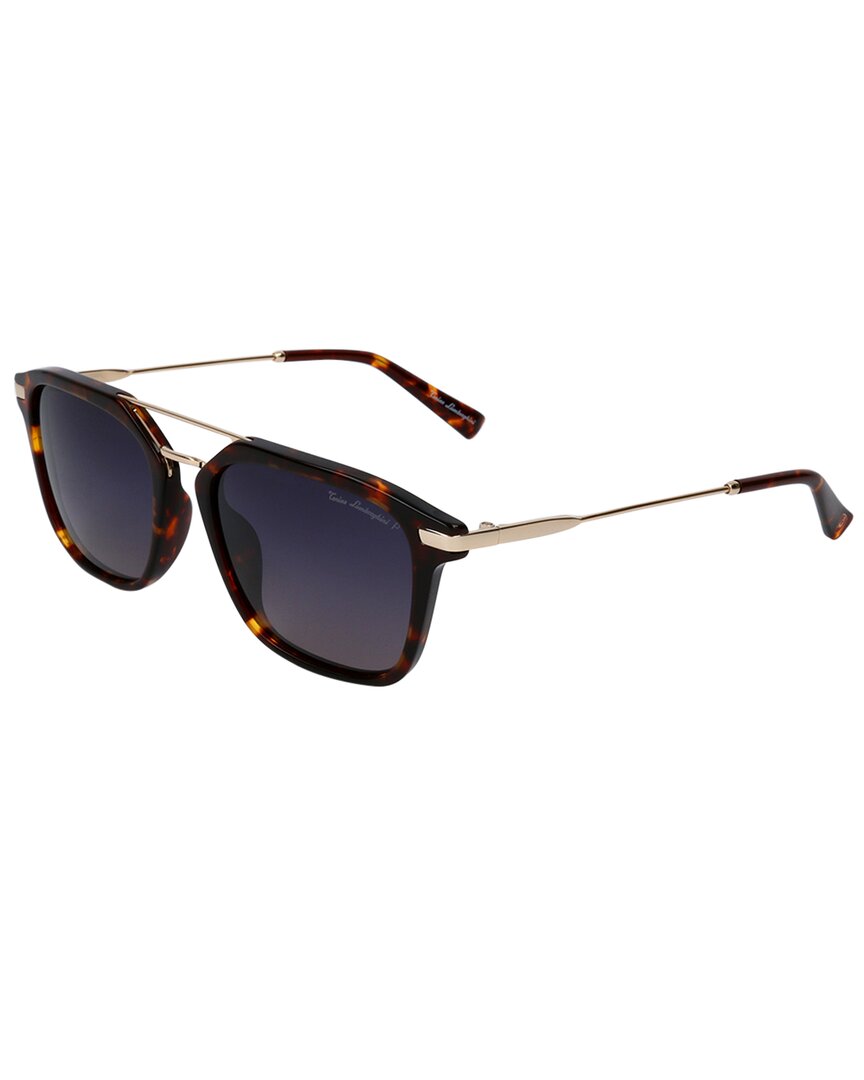 Tonino Lamborghini Men's Tl905s 52mm Polarized Sunglasses In Brown
