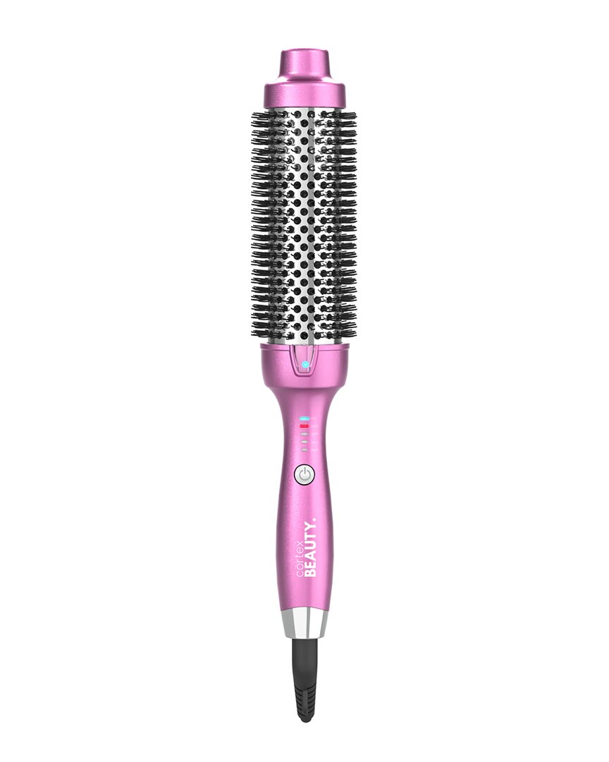 Cortex Beauty Cortex Women's Temp Control Extra-long 1.5'' Ionic Styling Brush In Pink